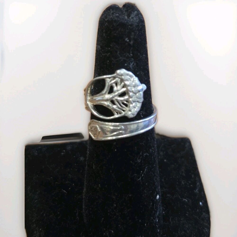 Alex and Ani Sterling Silver 925 Tree of Life Unexpected Miracles Wrap Ring Sz 7